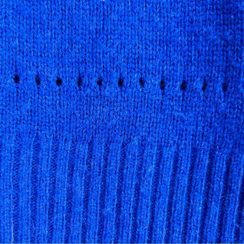4/$20 American Eagle Outfitters Blue Wool Blend Ribbed Knit Sweater XS - Picture 3 of 6
